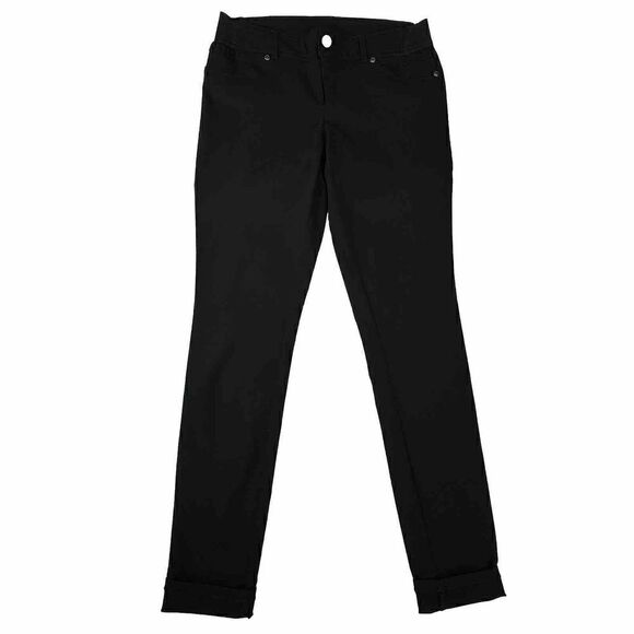 AB Studio Black Slim Leg Stretchy Dress Pants Size 2 - Picture 1 of 10